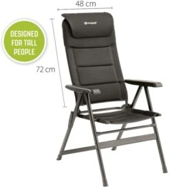Outwell Ergo Flexi Teton Standenstoel - Zwart -Campingreeksen Winkel 1068 1900 5709388079046 teton feature photo5