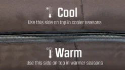 Outwell Contour Supreme Slaapzak - Grijs -Campingreeksen Winkel 1069 1900 5709388112675 contour supreme coffee feature photo9