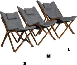Bo-Camp Urban Outdoor Bloomsbury Relaxstoel - Grijs - S -Campingreeksen Winkel 1135 900 bo camp bloomsbury s grijs 6