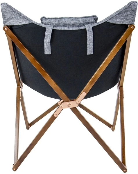 Bo-Camp Urban Outdoor Bloomsbury Vlinderstoel - Grijs - M 12 Bo-Camp Urban Outdoor Bloomsbury Vlinderstoel - Grijs - M - Afbeelding 12