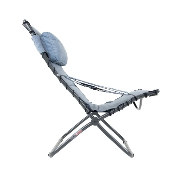 Crespo Tex Comfort AP-262 Loungestoel - Blauw 5 Crespo Tex Comfort AP-262 Loungestoel - Blauw - Afbeelding 5