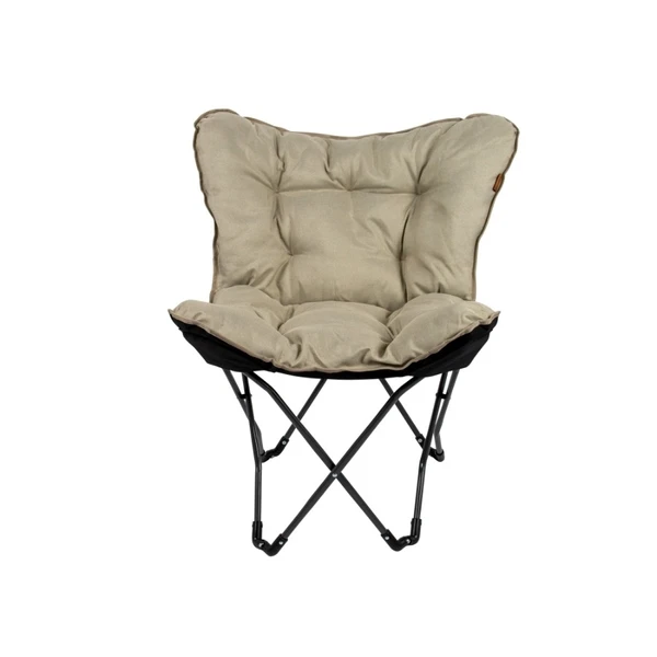 Bo-Camp Urban Outdoor Redbridge Vlinderstoel - Beige - L 2 Bo-Camp Urban Outdoor Redbridge Vlinderstoel - Beige - L - Afbeelding 2