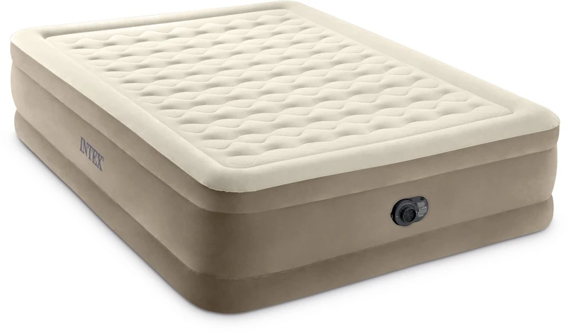 Intex Ultra Plush Luchtbed - Queensize - Ingebouwde Elektrische Pomp 1 Intex Ultra Plush Luchtbed - Queensize - Ingebouwde Elektrische Pomp