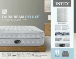 Intex Supreme Air Flow Luchtbed - Queensize - Ingebouwde Elektrische Pomp -Campingreeksen Winkel 1482 1900 64490nd pkg 2023 300
