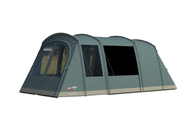 Vango Lismore 450 Tunneltent - 4 Persoons - Groen 1 Vango Lismore 450 Tunneltent - 4 Persoons - Groen