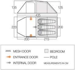 Vango Omega 350 Tunneltent - 3 Persoons - Groen 11 Vango Omega 350 Tunneltent - 3 Persoons - Groen -Campingreeksen Winkel 1900 1783 omega 350 1