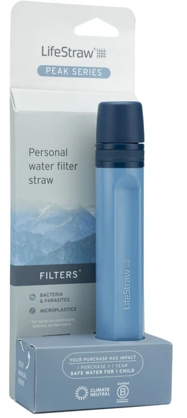 Lifestraw Peak Personal Straw Waterfilter - Blauw 6 Lifestraw Peak Personal Straw Waterfilter - Blauw - Afbeelding 6