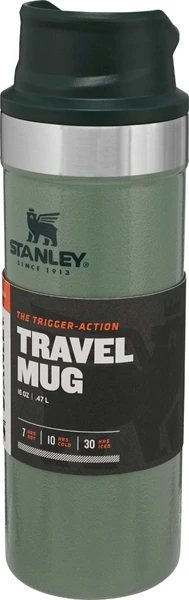 Stanley The Trigger-Action Travel Thermosfles - 470 Ml - Donkergroen 6 Stanley The Trigger-Action Travel Thermosfles - 470 Ml - Donkergroen - Afbeelding 6