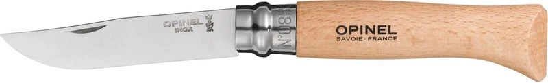 Opinel N°08 Inox RVS Zakmes 2 Opinel N°08 Inox RVS Zakmes - Afbeelding 2