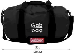 Gabbag Travel S 35L Waterdichte Tas - Zwart -Campingreeksen Winkel 4 0jgr310 100 resultaat