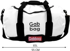 Gabbag Travel M 65L Waterdichte Tas - Wit 5 Gabbag Travel M 65L Waterdichte Tas - Wit -Campingreeksen Winkel 4 0jgr410 000 resultaat