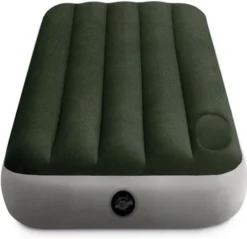 Intex Downy Luchtbed - Extra Smal - Ingebouwde Voetpomp