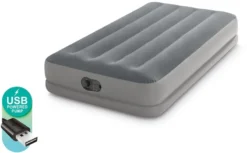 Intex Prestige Mid-Rise Luchtbed - Eenpersoons - Ingebouwde Elektrische Pomp -Campingreeksen Winkel 745 1200 intex twin prestige mid rise luchtbed 1 persoons 2