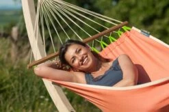 La Siesta Fruta 1 Persoons Hangmat - Mango -Campingreeksen Winkel 797 1200 frr11 5 fruta mango weather resistant single spreader bar hammock image 05