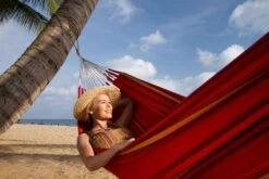 La Siesta Currambera 2 Persoons Hangmat - Cherry -Campingreeksen Winkel 800 1200 cuh16 2 ambiance 200