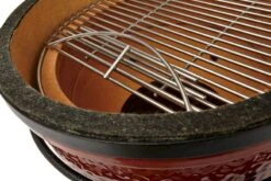 Kamado Joe Junior Barbecue -Campingreeksen Winkel 800 1200 kamadojoejr grillgrateheatdeflectorstand3 cmyk