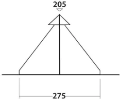 Easy Camp Bolide 400 Tipitent - 4 Personen -Campingreeksen Winkel 900 1090 plattegrond bolide 3