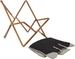 Bo-Camp Urban Outdoor Bloomsbury Vlinderstoel - Beige - L -Campingreeksen Winkel 900 1148 1200354 06