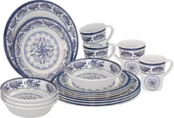 Bo-Camp Old Dutch Melamine Serviesset - 16-delig