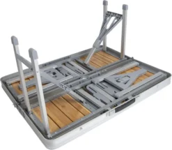 Bo-Camp 136 X 85 Inklapbare Picknicktafel - Bamboe -Campingreeksen Winkel 900 1350 1404800 04