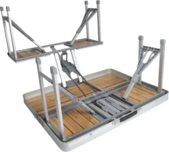 Bo-Camp 136 X 85 Inklapbare Picknicktafel - Bamboe -Campingreeksen Winkel 900 1350 1404800 06