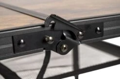 Bo-Camp Industrial Decatur 90 X 60 Campingtafel - Zwart/houtlook -Campingreeksen Winkel 900 1358 1404200 13