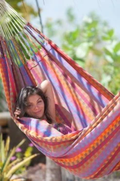 La Siesta Carolina 2 Persoons Hangmat - Flowers -Campingreeksen Winkel 900 598 cah16 2 carolina flowers cotton double classic hammock image 05