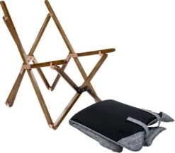 Bo-Camp Urban Outdoor Bloomsbury Relaxstoel - Grijs - S -Campingreeksen Winkel 900 900 bo camp bloomsbury s grijs 1