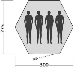 Easy Camp Bolide 400 Tipitent - 4 Personen -Campingreeksen Winkel 900 983 plattegrond bolide 2