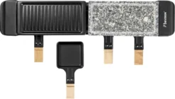 Bestron Raclette/Steengrill - 4 Personen -Campingreeksen Winkel bestron raclettesteengrill 4 personen 12