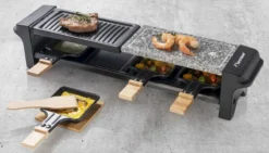 Bestron Raclette/Steengrill - 4 Personen -Campingreeksen Winkel bestron raclettesteengrill 4 personen 13