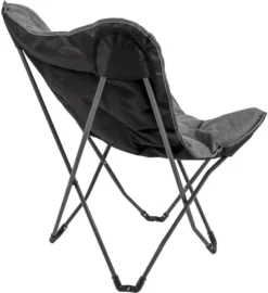 Bo-Camp Urban Outdoor Grainger Vlinderstoel - Antraciet 13 Bo-Camp Urban Outdoor Grainger Vlinderstoel - Antraciet -Campingreeksen Winkel bo camp grainger vlinderstoel grijs 10