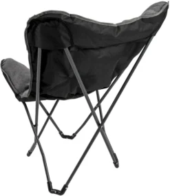 Bo-Camp Urban Outdoor Grainger Vlinderstoel - Antraciet 15 Bo-Camp Urban Outdoor Grainger Vlinderstoel - Antraciet -Campingreeksen Winkel bo camp grainger vlinderstoel grijs 14