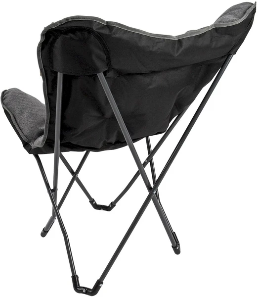 Bo-Camp Urban Outdoor Grainger Vlinderstoel - Antraciet 7 Bo-Camp Urban Outdoor Grainger Vlinderstoel - Antraciet - Afbeelding 7