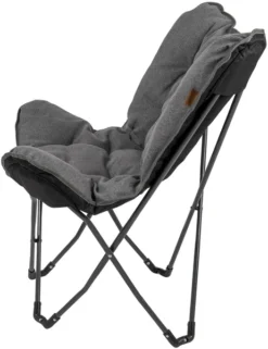 Bo-Camp Urban Outdoor Grainger Vlinderstoel - Antraciet 16 Bo-Camp Urban Outdoor Grainger Vlinderstoel - Antraciet -Campingreeksen Winkel bo camp grainger vlinderstoel grijs 16