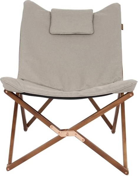 Bo-Camp Urban Outdoor Bloomsbury Vlinderstoel - Beige - M 2 Bo-Camp Urban Outdoor Bloomsbury Vlinderstoel - Beige - M - Afbeelding 2