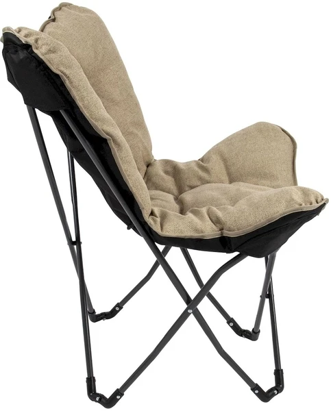 Bo-Camp Urban Outdoor Grainger Vlinderstoel - Beige 2 Bo-Camp Urban Outdoor Grainger Vlinderstoel - Beige - Afbeelding 2