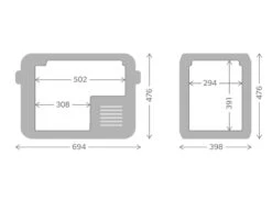 Dometic CFX3 45 Compressor Koelbox - 40 Liter -Campingreeksen Winkel cfx3 45