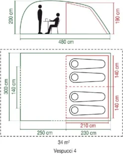 Coleman Vespucci 4 Tunneltent - 4 Persoons 15 Coleman Vespucci 4 Tunneltent - 4 Persoons -Campingreeksen Winkel flo 2000019537 01 resultaat