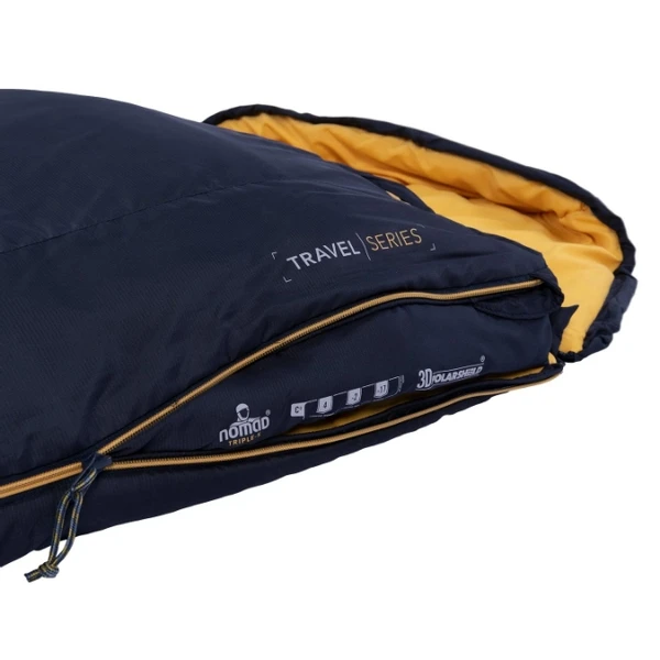 Nomad Triple-S Slaapzak - Blauw - Ritspositie Links 5 Nomad Triple-S Slaapzak - Blauw - Ritspositie Links - Afbeelding 5